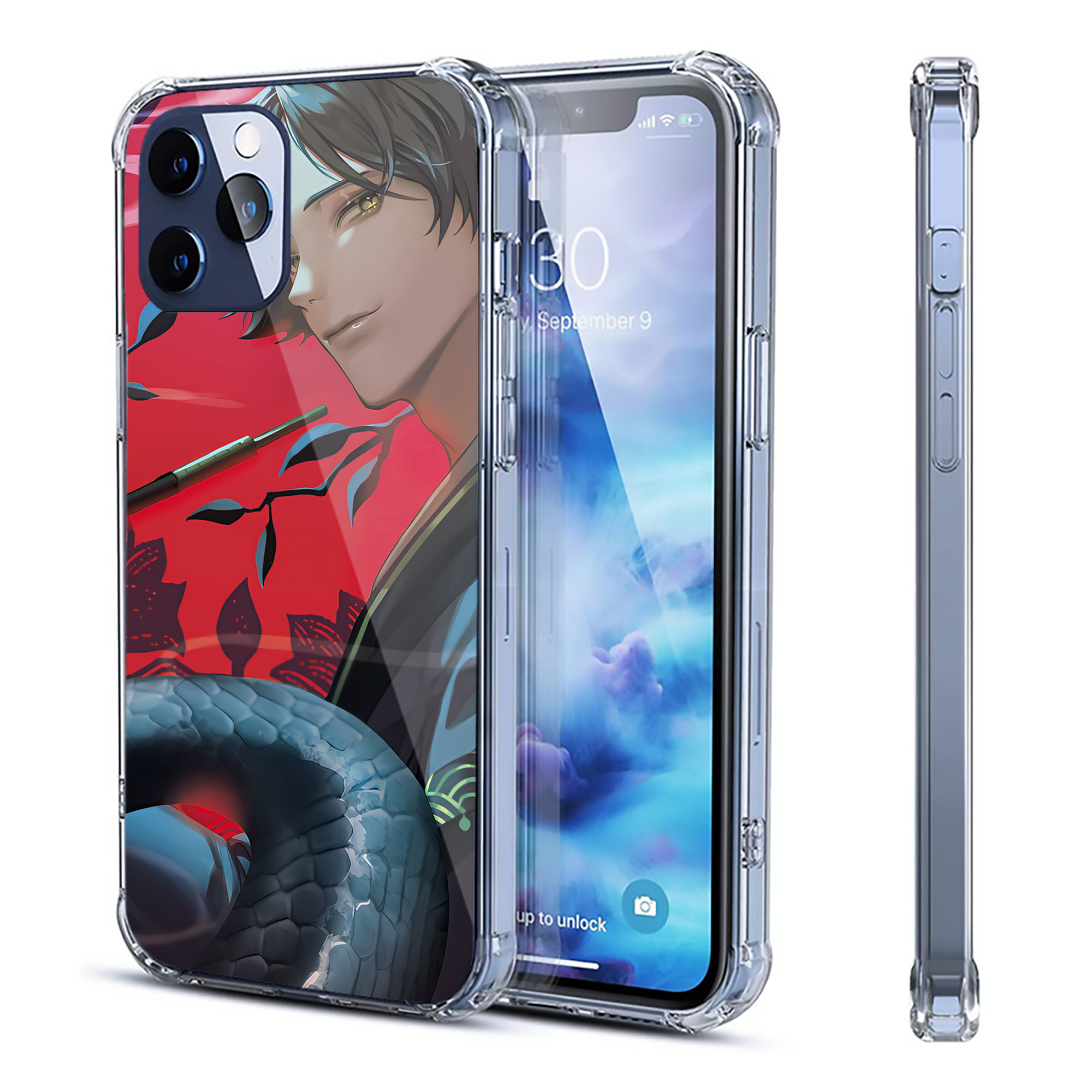 （画像用） ハイキュー!! Haikyu!! 【iPhone 12シリーズ対応】透明スマホケース（クリアソフトケース）
